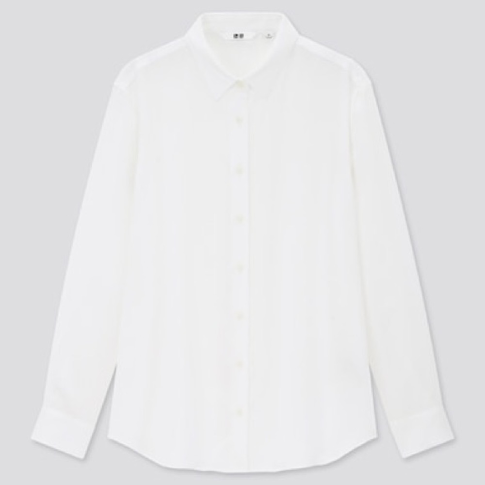 Uniqlo white blouse